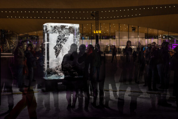Melt iceblock at LUX Helsinki january 2026